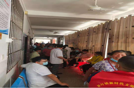 「我为群众办实事」“—记文陂卫生院在新圩新冠疫苗接种点