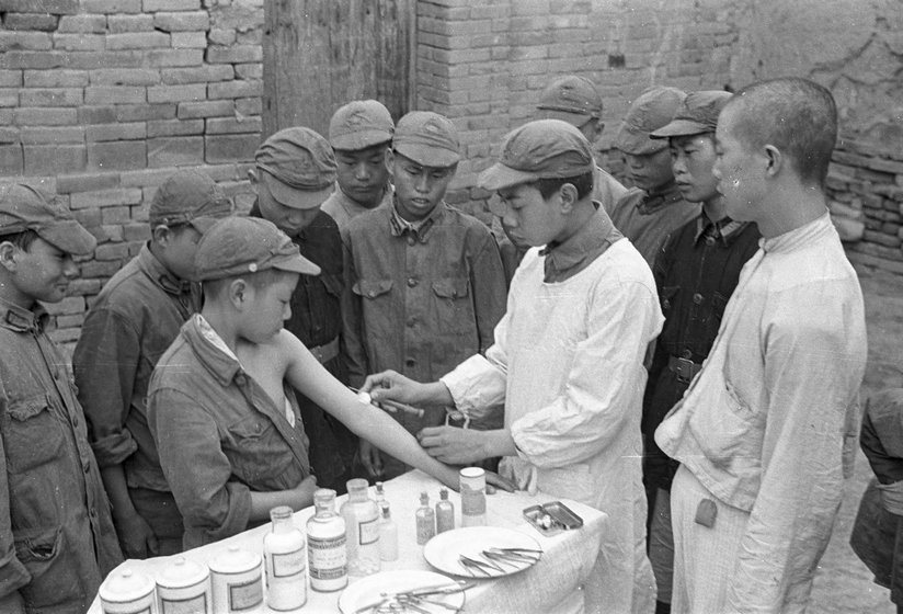老照片：1937年的陕北红军