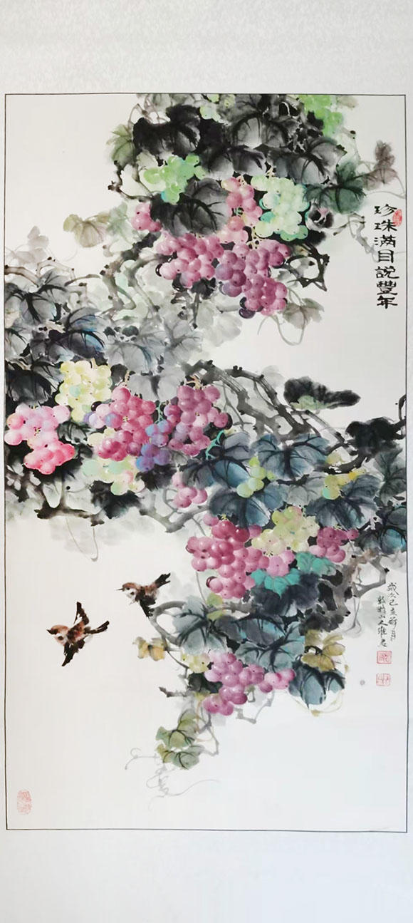 画家彭维君——色彩明丽 层次分明