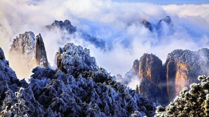 冬雪云海仙境！圈粉半个旅游圈的黄山开撩了