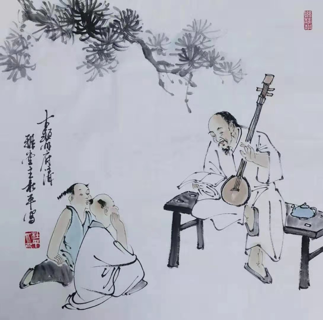 工艺美术大师杜平绘画作品展1.