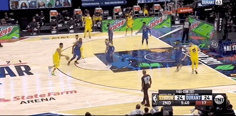 詹姆斯队连续4年赢下全明星赛！字母哥获MVP，当成总决赛打了