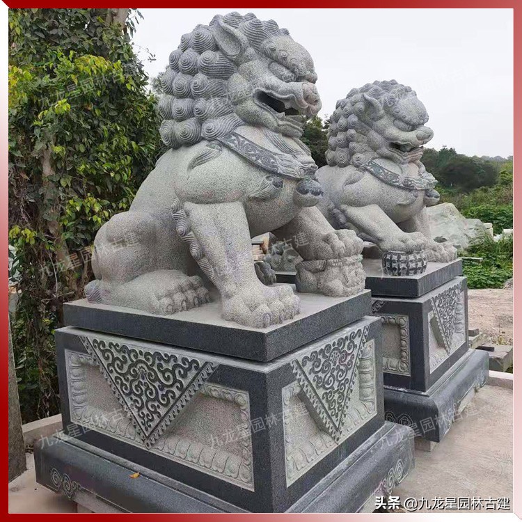 惠安石雕獅子製作北獅南獅風格各異 九龍星園林古建 Mdeditor