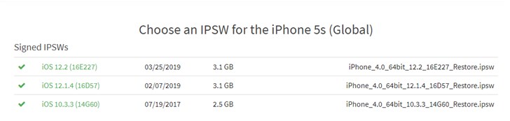 苹果iPhone 5S对外开放iOS10.3.3认证安全通道