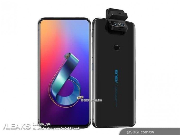 asusZenFone 6明日公布：旋轉(zhuǎn)攝像鏡頭 無流海全面屏手機