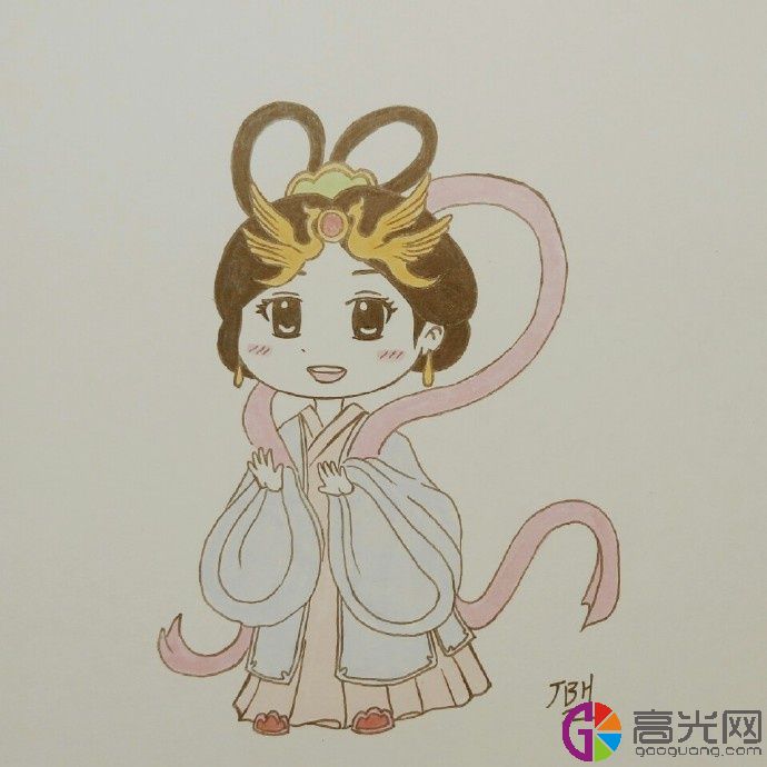 怎么画嫦娥最简单最美?