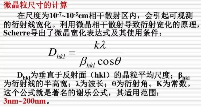 科研知识-X射线衍射（XRD）全面讲解