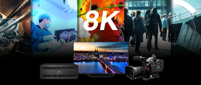 万物皆可5G！夏普将展出世界比较大120英寸 8K LCD 电视