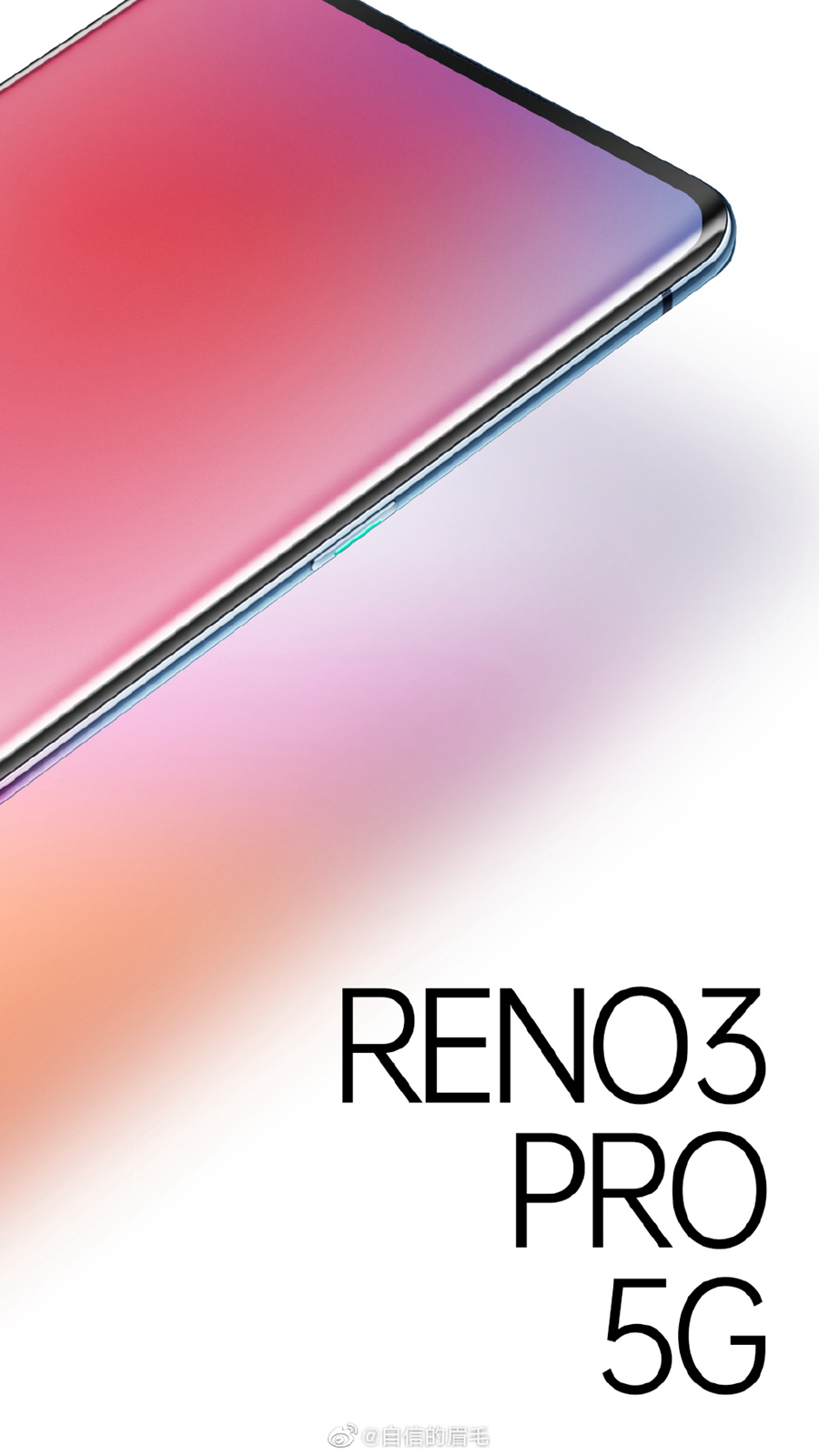 OPPO第一款5G手机上Reno3 Pro真轻巧：内嵌4025mAh充电电池，171g
