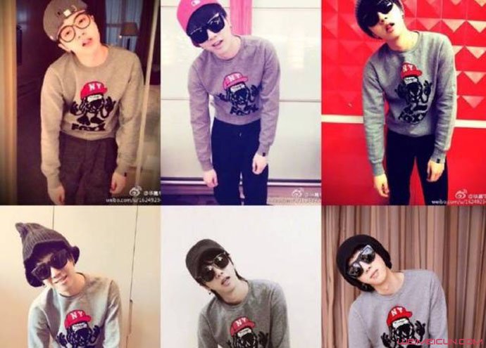 Hua Chenyu celebrates strange kind same pose maintained same clothes 7 years to have what meaning