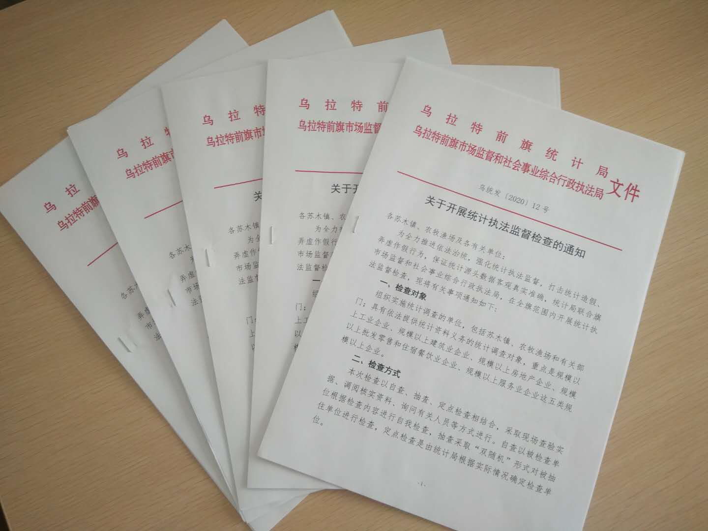 乌拉特前旗统计局：以查代训抓规范质量信用双提升