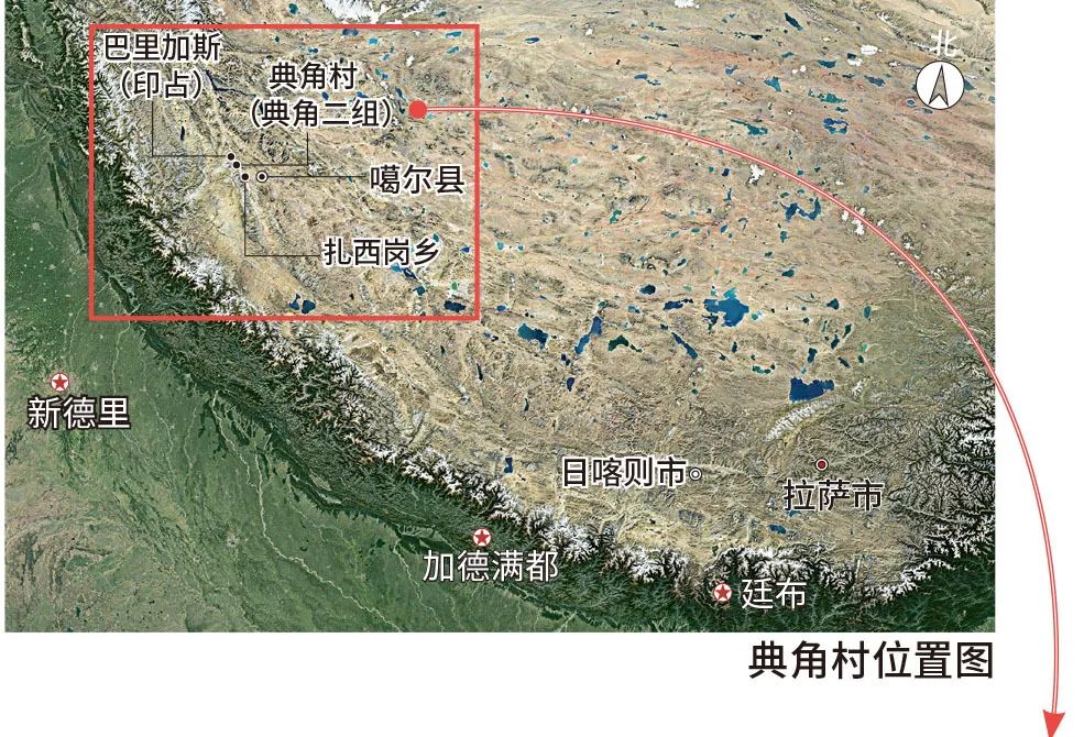 西藏典角村前方距印度碉堡仅600米