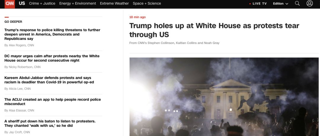 特朗普又进入掩体！华盛顿正部署军队……