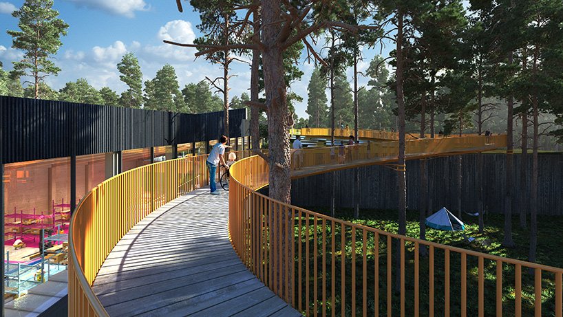 在挪威这片远离喧嚣的森林里，即将建成一家“