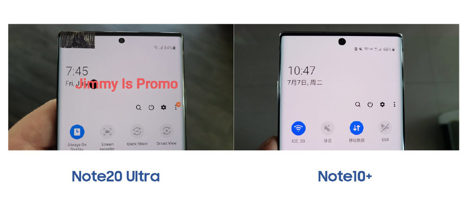 三星 Galaxy Note20 Ultra 曝出：小斜面，小型挖掘机孔