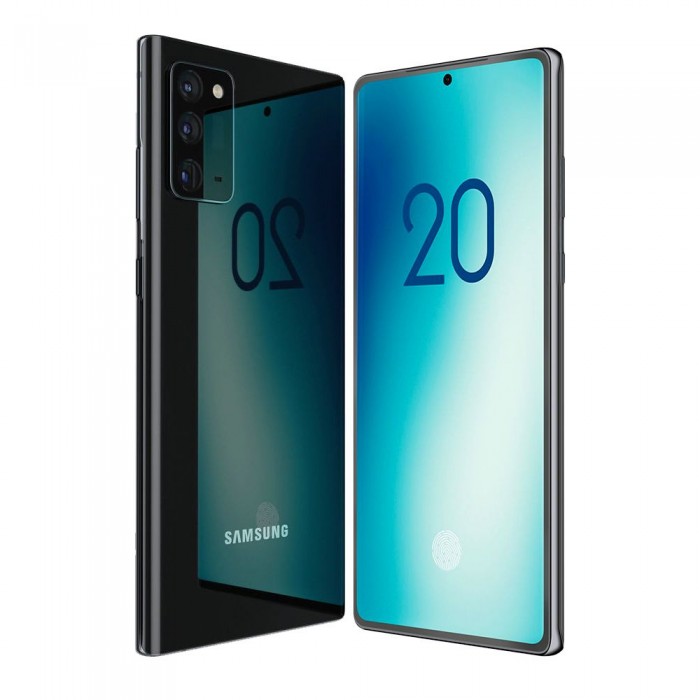 Galaxy Note 20/10宣图比照：前面一种高一厘米 后面一种为弧型显示屏