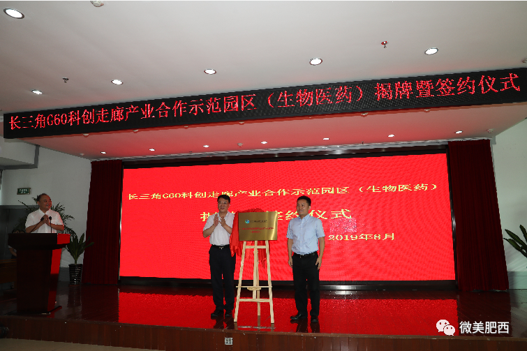 在上海就能注册肥西公司！我县生物医药产业依托长三角G60科创走廊先行突破