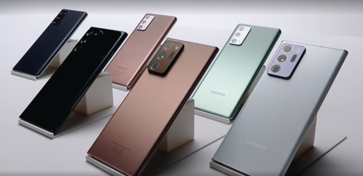 三星公布Galaxy Note20系列产品手机上，抢鲜价7699元起
