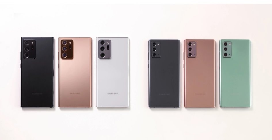 三星 Galaxy Note20 中国发行公布，市场价 7399 到 9999 元