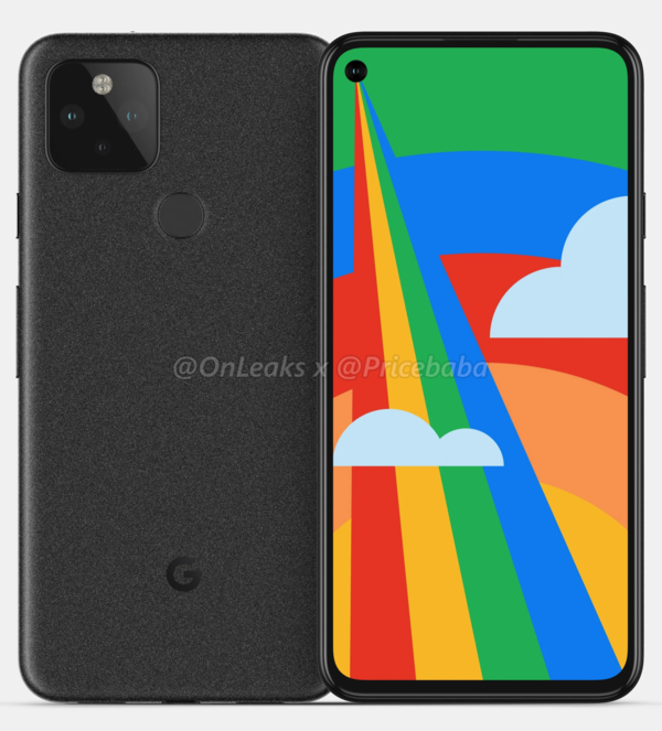 GooglePixel 5宣图发布 仍然保存矩阵摄像镜头后置摄像头指纹识别