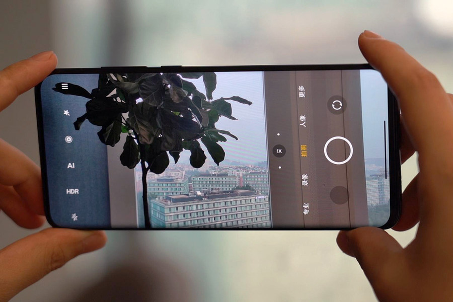 无开孔的真全面屏 小米屏下相机技术体验