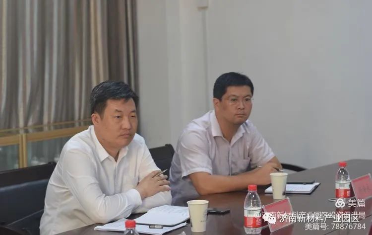 区委组织部副部长、区委“两新”工委书记怀其来一行到济南新材料产业园区调研人才工作情况