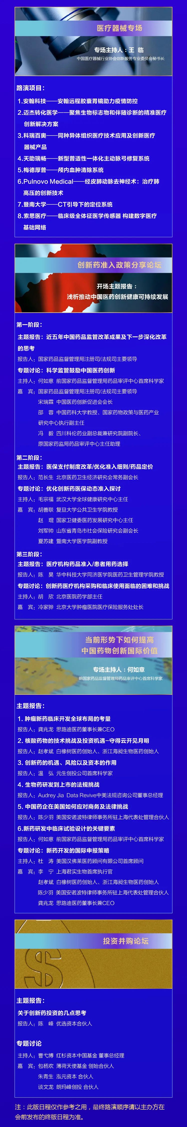 第五届中国医药创新与投资大会首版路演日程闪亮登场！| 会讯