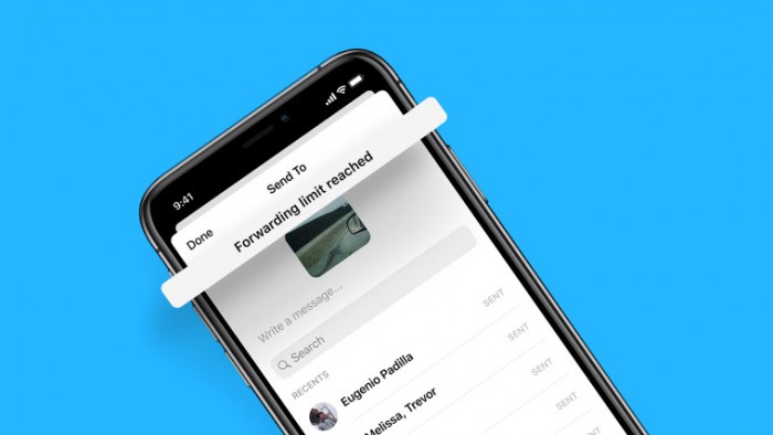 Facebook正在限制Messenger上的消息转发，以遏制虚假信息的传播