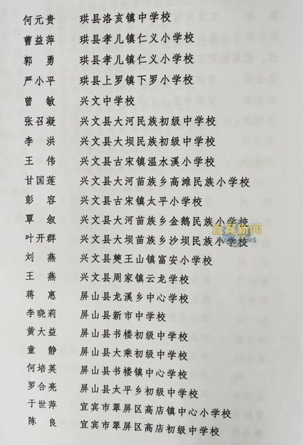 幸而有您！宜宾这些教师被市委市政府通报表扬了