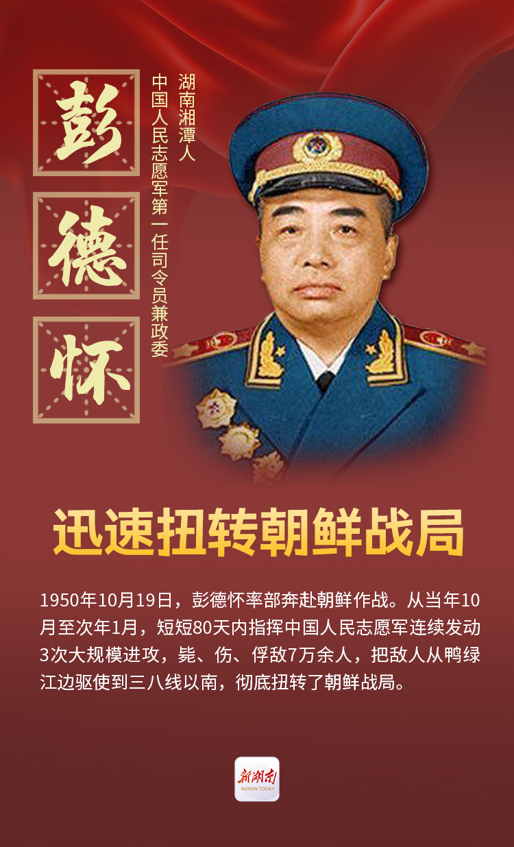 纪念抗美援朝70周年｜看！五位司令员都是湖南人