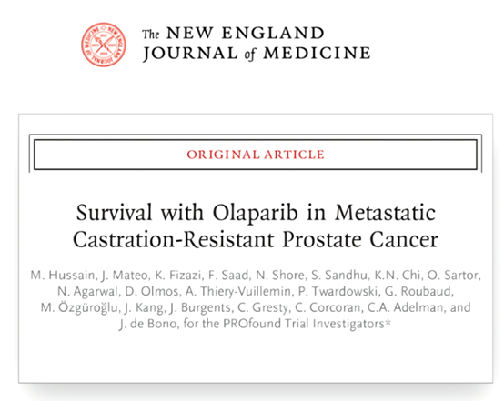 PROfound最终OS结果公布，结果同步登陆《NEJM》杂志