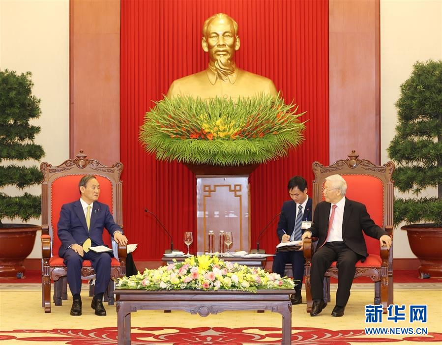 日本首相访问越南