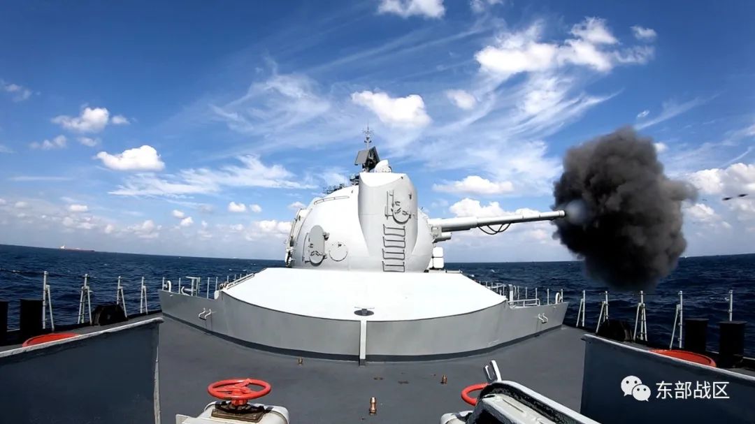 烎烎烎！东部战区海军火力打击画面震撼来袭