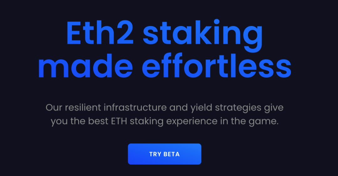 ETH2.0Staking，如何「不搭节点、不锁仓、任意数量」参与？