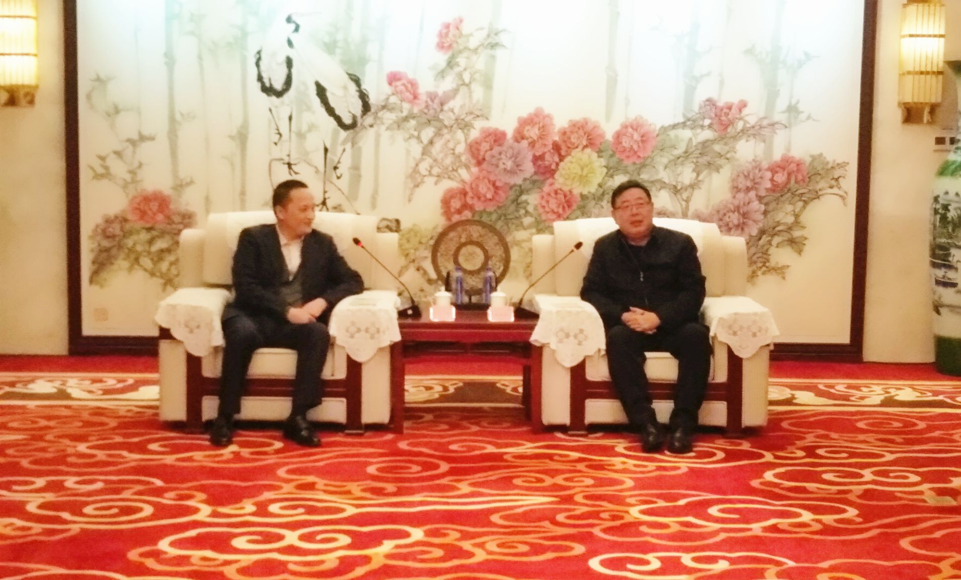 德州市长杨洪涛会见上海医药集团客人