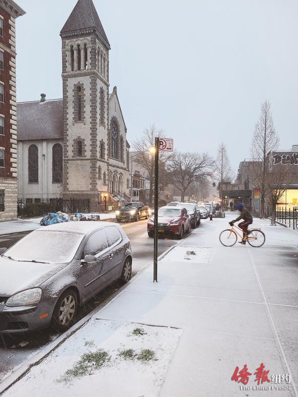 暴雪来袭 冰封纽约