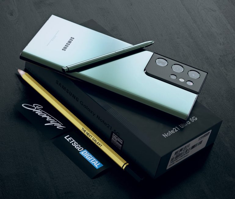 三星Galaxy Note 21 Ultra 5G渲染圖亮相