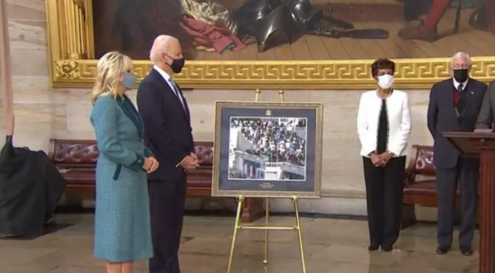 外媒：美總統就職典禮期間現代科技快照令政界人士讚歎不已