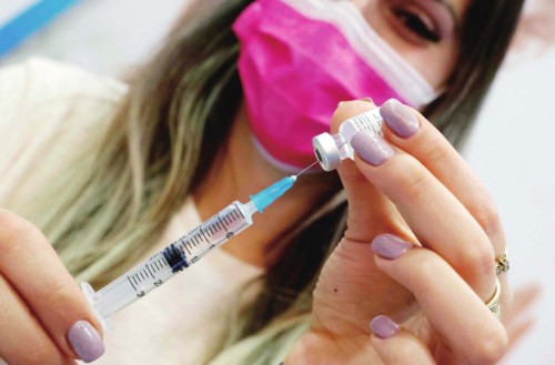 Vaccinal agent counts vaccine of global new coronal to already exceeded case load of diagnose of accumulative total new coronal