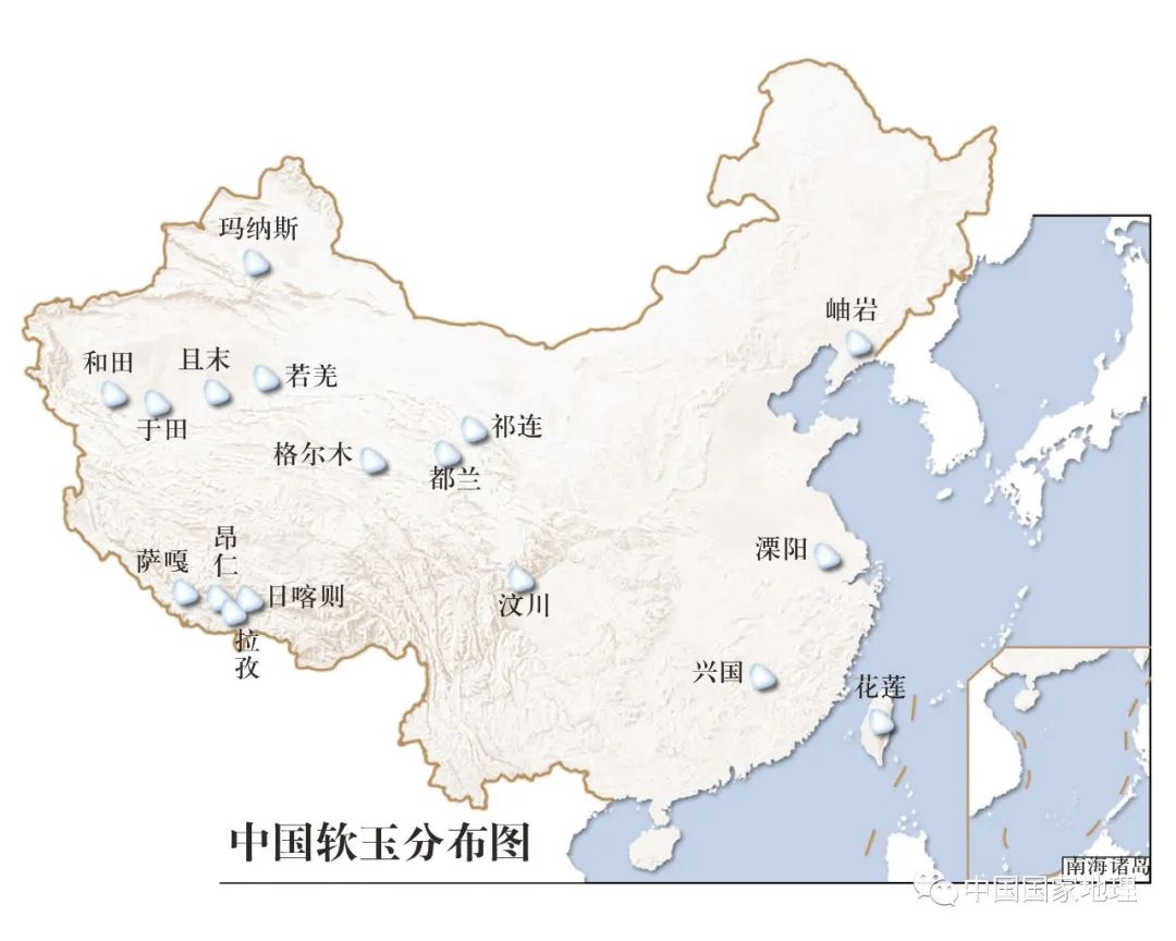 地理科普一张图告诉你中国的宝石在哪里