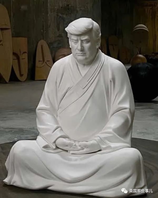 中国某宝惊现川普佛像，法号"西天懂佛"??歪果网友都看懵了…
