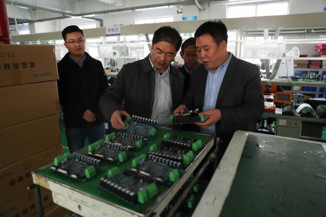 济南新材料产业园区管委会主任韩利师到科亚电子调研