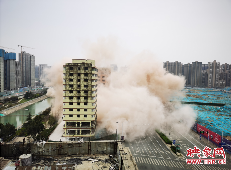 郑州最大城中村“小香港”陈砦迎来第三次爆破 未来将打造智慧先行社区