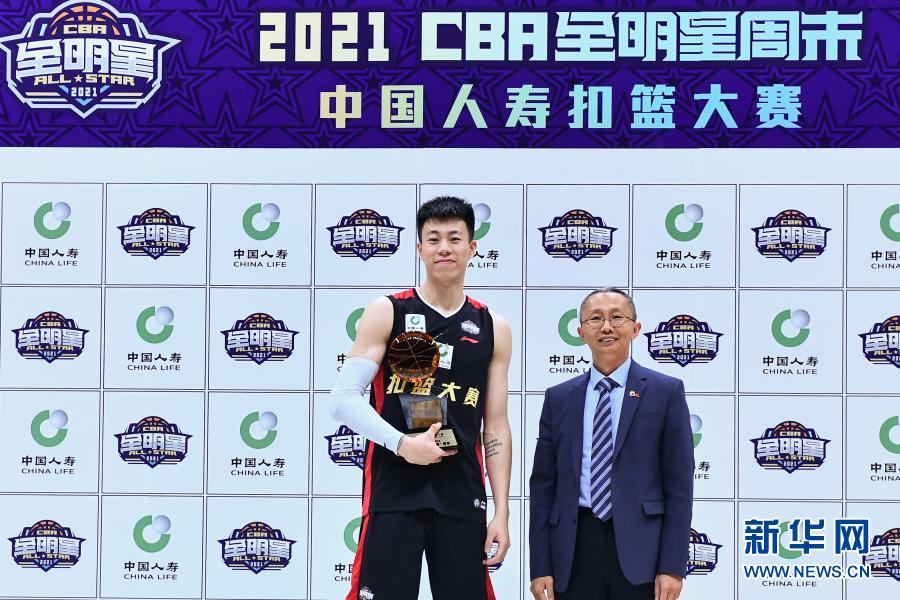 Complete star surpasses CBA: Zhang Zhenlin wins championship of the contest that buckle basket