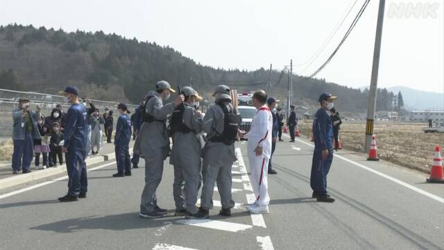 Tokyo Olympic Games holy fire destroyed again reserve repeatedly kindling also is blown to destroy