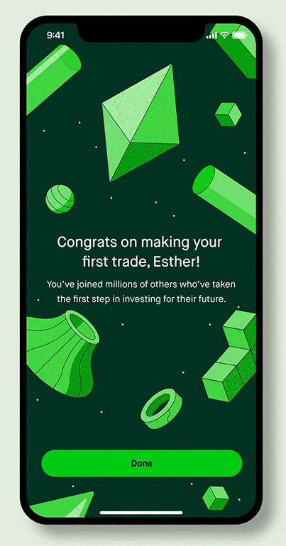 Robinhood在IPO前取消了欢庆纸屑动画