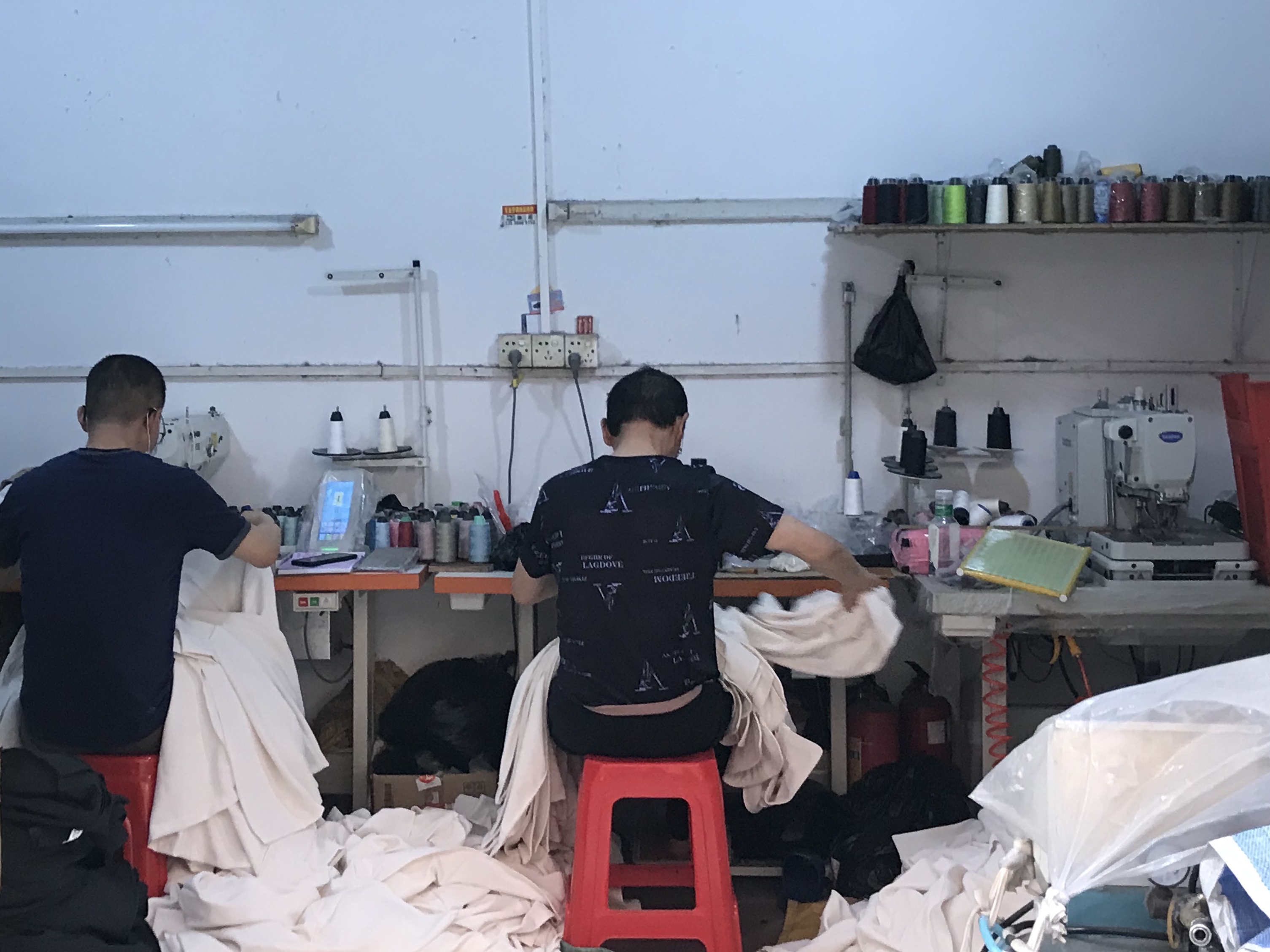 广州康乐村服装制衣厂图片