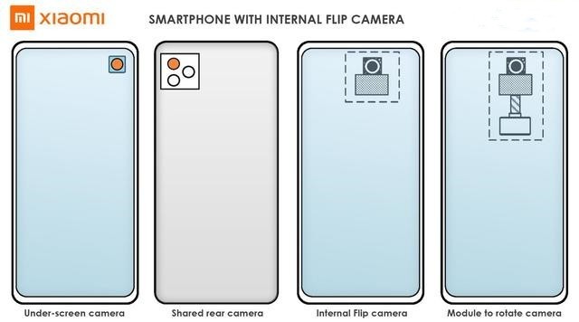 小米申请内置旋转摄像头智能手机专利