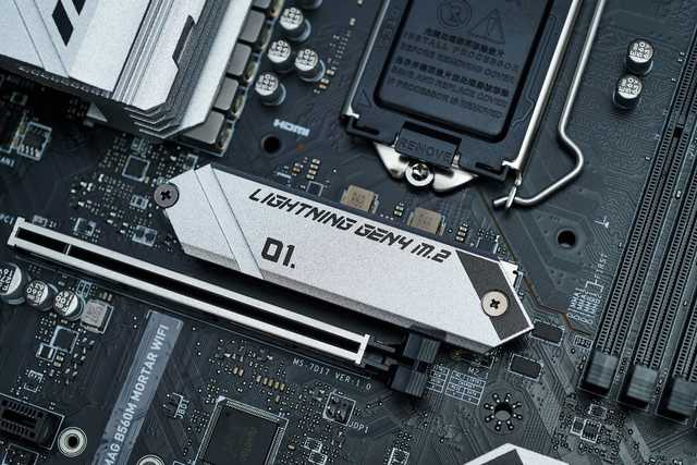 能带i9的MATX小板：微星B560M迫击炮WIFI
