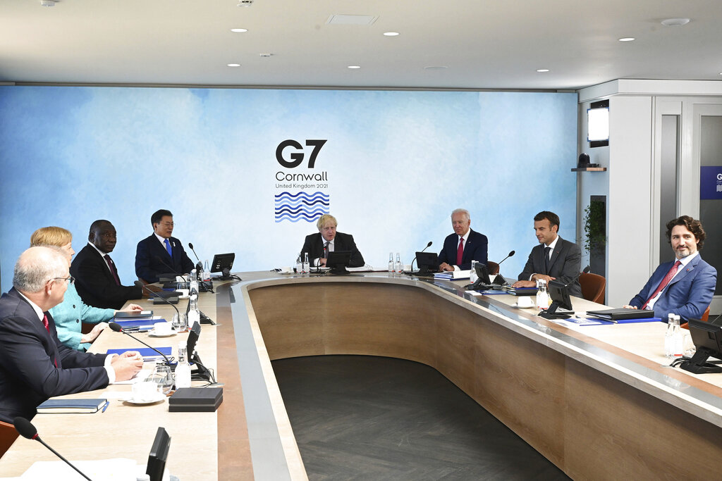 G7公報提台海國台辦：台灣問題是兩岸中國人自己的事